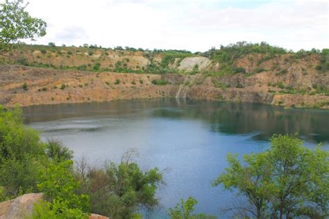 Premium Photo Lake At Abandoned Quarry