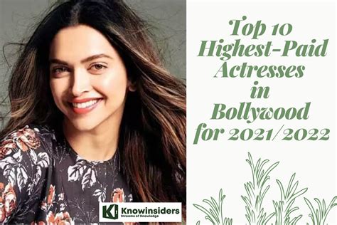 Top 10 Highest Paid Actresses In Bollywood 20222023 Knowinsiders