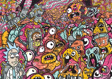 Perfect screen background display for desktop, iphone, pc, laptop, computer, android phone, smartphone, imac, macbook, tablet, mobile device. 10 Best Trippy Rick And Morty Wallpaper FULL HD 1080p For PC Desktop 2021