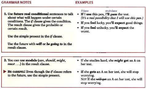 English 5 At Espe Future Real Conditional First Conditional