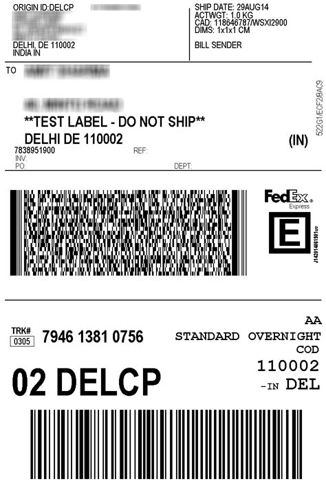 Create a custom shipping label with shopify's free shipping label template. printable fedex shipping label That are Invaluable ...