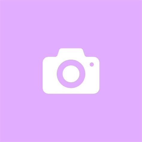 Purple App Icons Camera