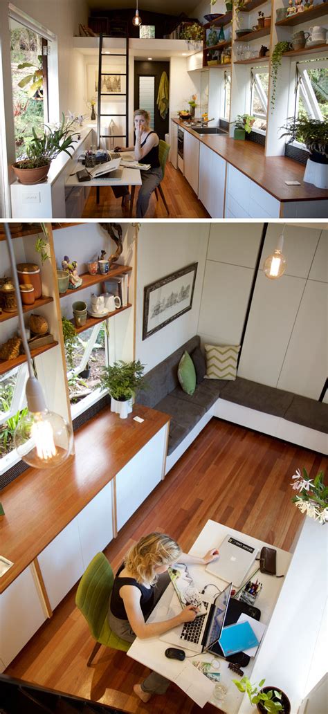 This Tiny House Has A Retractable Bed To Save Space