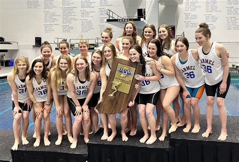 Freshmen Help Carmel High School Girls Swim Team Continue State Title