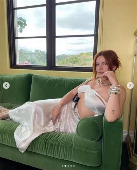 Ex Disney Star Bella Thorne Risks Insta Ban As She Spills Out Of