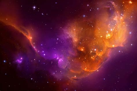 Wallpaper Abstract Artwork Stars Space Art Nebula