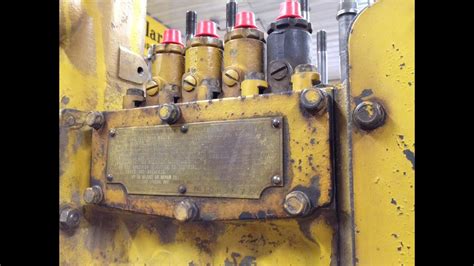 Caterpillar D2 5j1113 Diesel Engine Assembly Ep35 Setting The