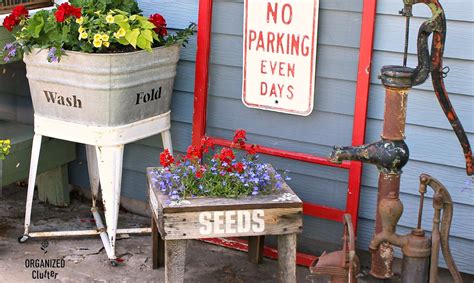 Decorating The Junk Garden Potting Bench Organized Clutter