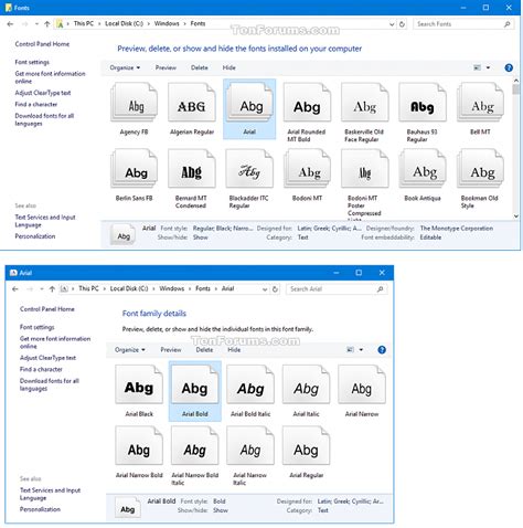 Font Change Default In Windows 10 Windows 10 Tutorials