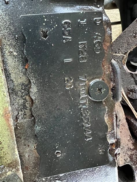 1967 Mustang Vin Plate Barn Finds