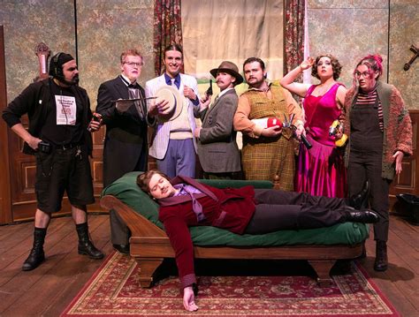 Le Moyne Delivers Raucous Over The Top Comedy With The One Act Play That Goes Wrong Review