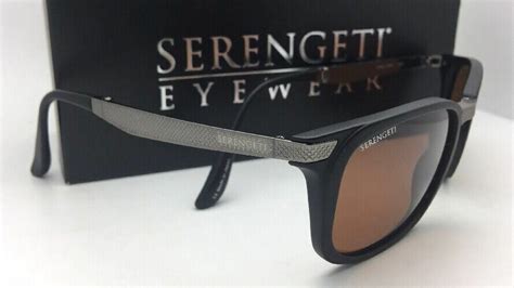 Folding Serengeti Photochromic Sunglasses Volare 8494 Prt Black Frame W Drivers Ebay