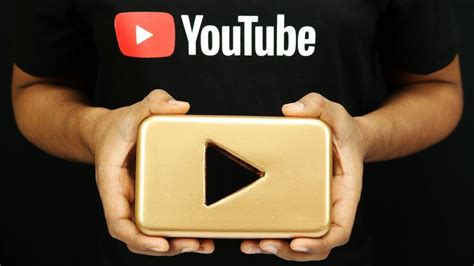Diy Gold Youtube Play Button Youtube