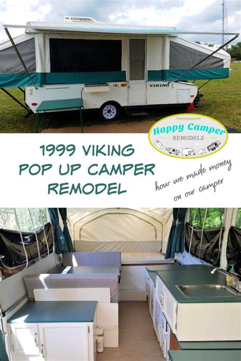 Viking Pop Up Camper Remodel Happy Camper Remodels In 2020 Pop Up