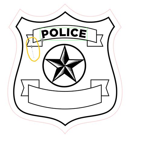 Diy Personalized Police Badges Using Silhouette Printable Gold Foil