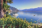 Geneva lake at Montreux, Vaud, Switzerland Photograph by Elenarts ...