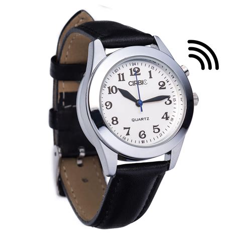 Large Talking Watch For Visually Impaired Blind Black Cirbic