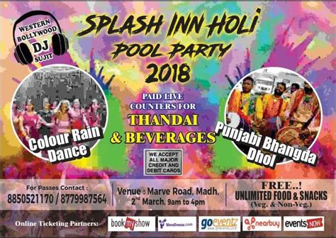 Holi Parties In Mumbai Celebrations Festivals And Activities