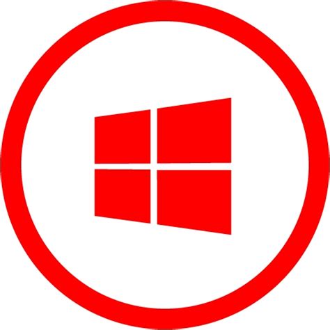 17 Red Windows Icons Images Windows Icons Red Download Windows 8