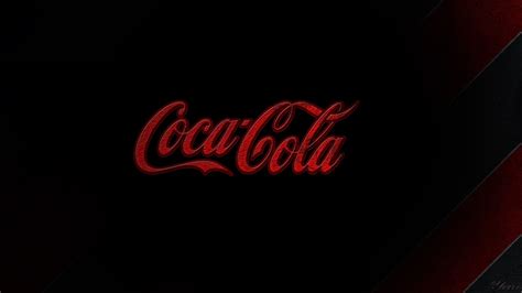 Coca Cola Logo Coca Cola Drink Red Black Hd Wallpaper Wallpaper Flare