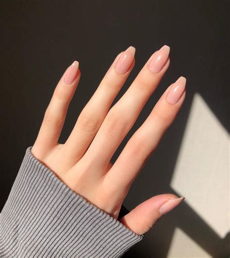 Aesthetic Acrylic Nails In White Acrylic Nails Neutral Nails