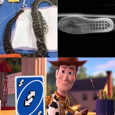 Theres A Boot In My Snake Meme Guy