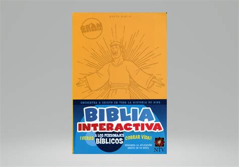 Biblia Interactiva NTV La Gran Historia Simil Piel Amarillo belén