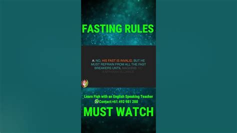 fasting rules what is fasting ramadan fasting in ramadan roza ramzan 2023 youtube