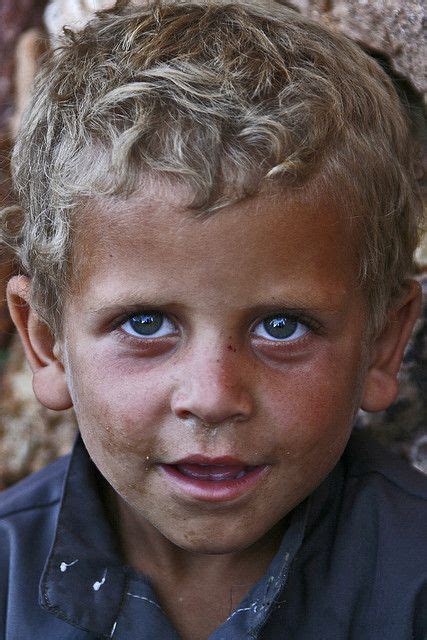 Blue Eyed Boy With Fair Hair In Yemen Children From Around The World