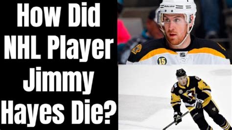 Jimmy Hayes Cause Of Death Former Nhl And Boston College Star Jimmy