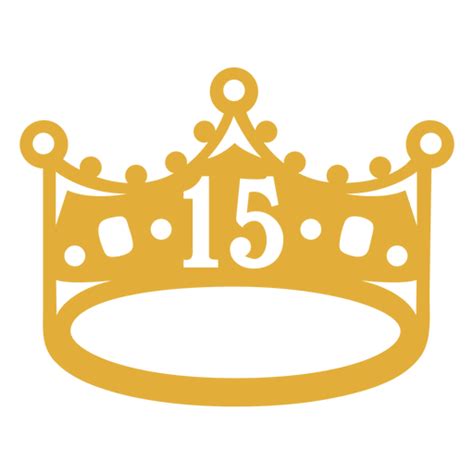 Quinceanera Crown Stroke Transparent Png Svg Vector F
