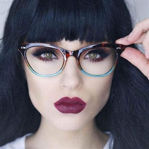 High Fashion Cat Eye Style Clear Frames These Popular Glasses Have A