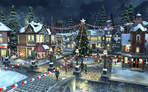 Real Christmas Village Wallpapers Wallpaper Cave