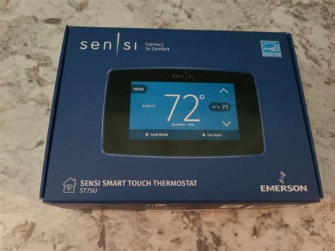 Emerson St75u Touch Smart Touchscreen Thermostat For Sale Online Ebay