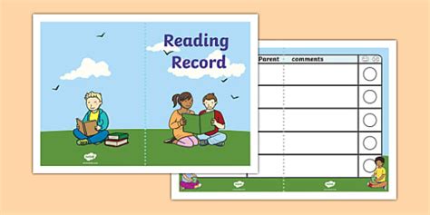 Reading Record Sheet Twinkl Resources Teacher Made