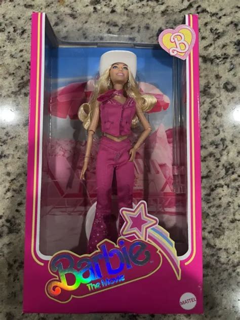 barbie the movie collectible doll margot robbie in pink western outfit eur 94 51 picclick it