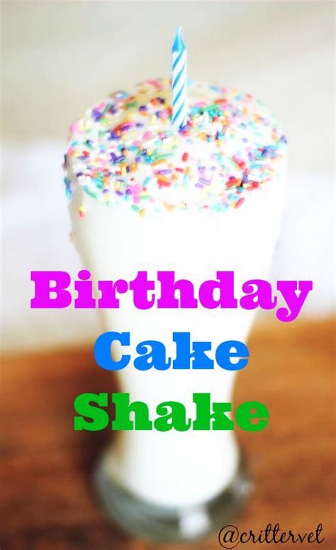 The crumb is incredibly soft and moist. Tastes-Sinful-But It's Healthy-Birthday Cake Protein Shake (21 Day Fix) | Birthday cake ...