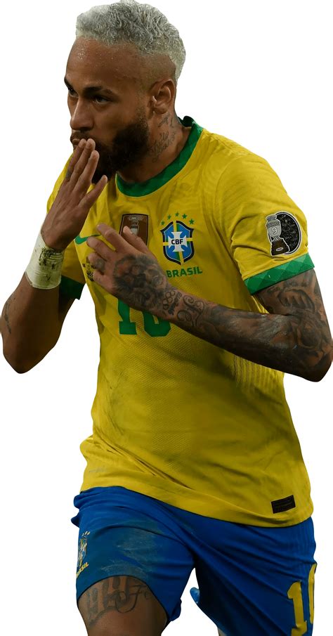 Neymar Football Render Png Transparent Background Free Download 44979
