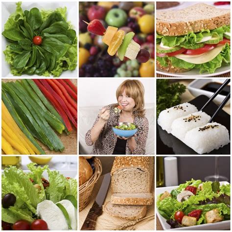 Vegetarian Food Collage Stock Image Image Of Basil Chopsticks 4804015