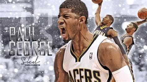 Free Download Paul George Number 13 By Skdworld 2400x1600 For Your