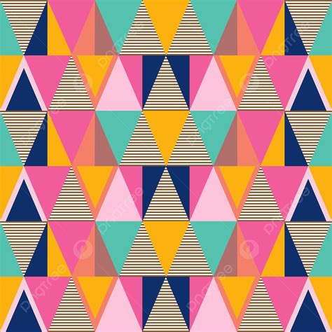 Geometric Seamless Pattern With Triangle Background Background
