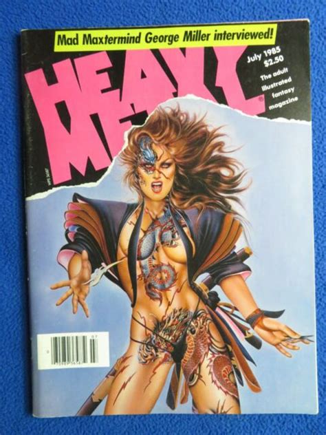 heavy metal magazine march 1982 adult illustrated fantasy for sale