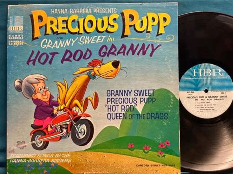 Precious Pupp Hot Rod Granny Rare Hanna Barbera Hlp Queen Of