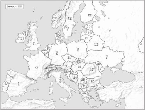 6th Grade Map Of Europe Quiz Map