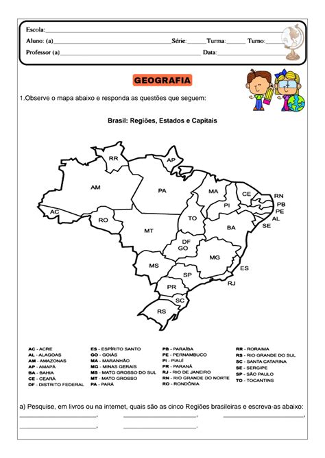 Blog Educação e Transformação Geografia regiões do Brasil