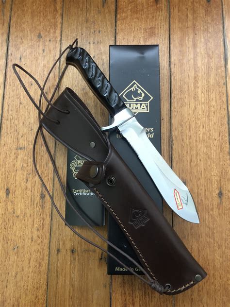 Puma Knife Puma Special Oryx Edition White Hunter With Brown Leather