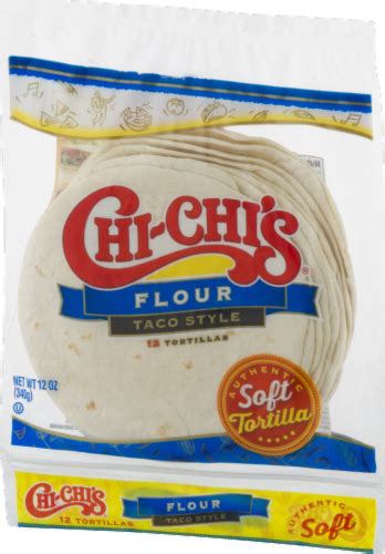 Chi Chi S® Taco Style Soft Flour Tortillas 12 Ct 12 Oz Kroger