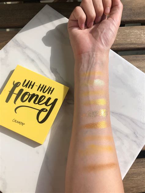 uh huh honey palette swatches national lipstick day colourpop makeup swatches