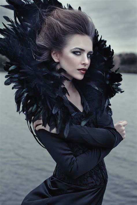 Queen Of Ravens On Behance Raven Costume Dark Fashion Gothic Beauty