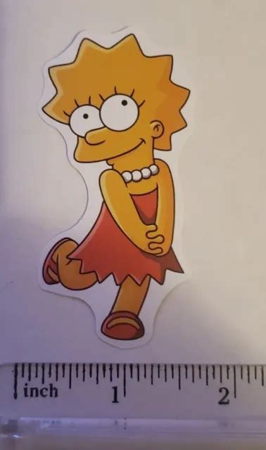 Lisa Simpson Sticker Flat Rate Combine Shipping 1 00 Picclick